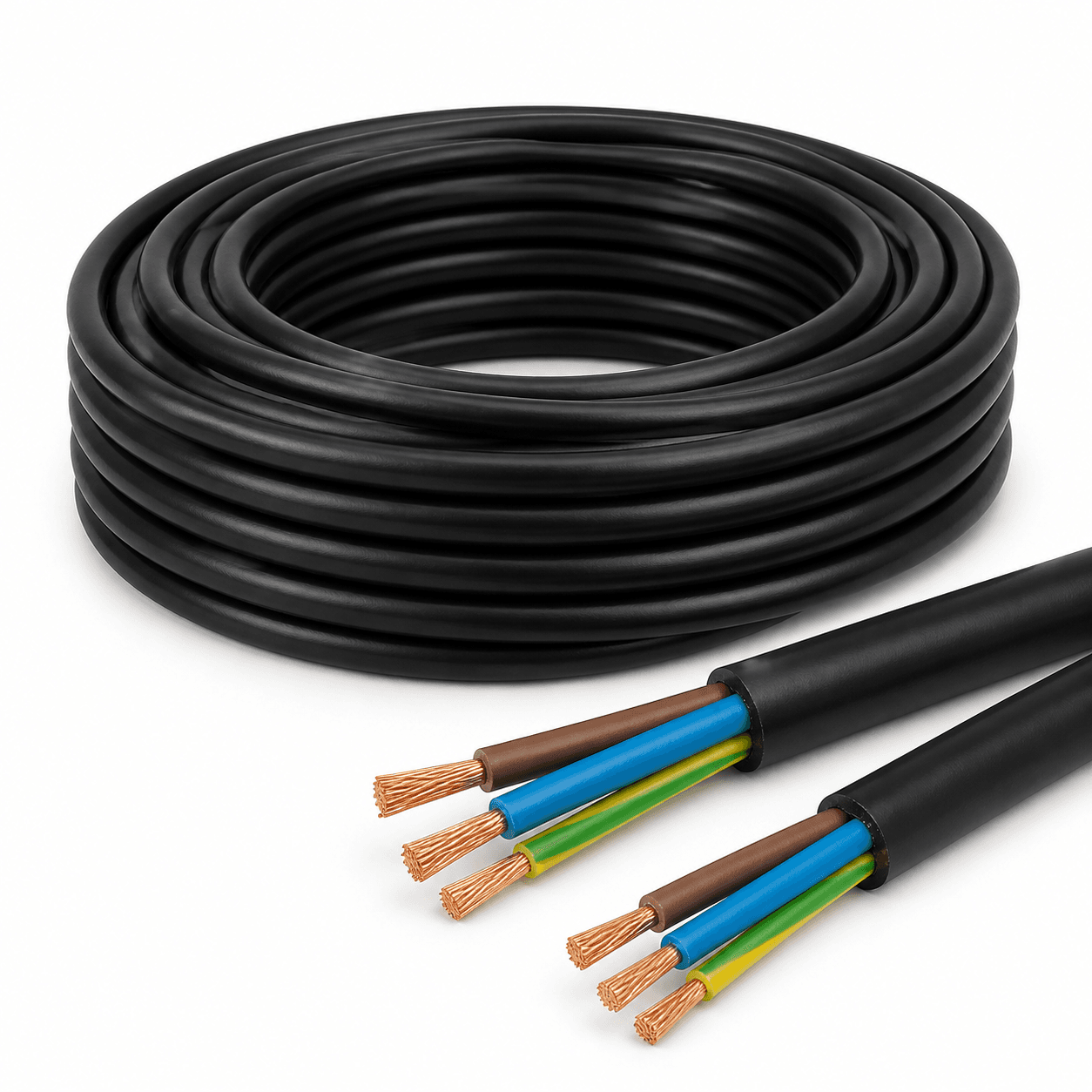 CORDON RVK 0.6KV 3X2.5 NEGRO