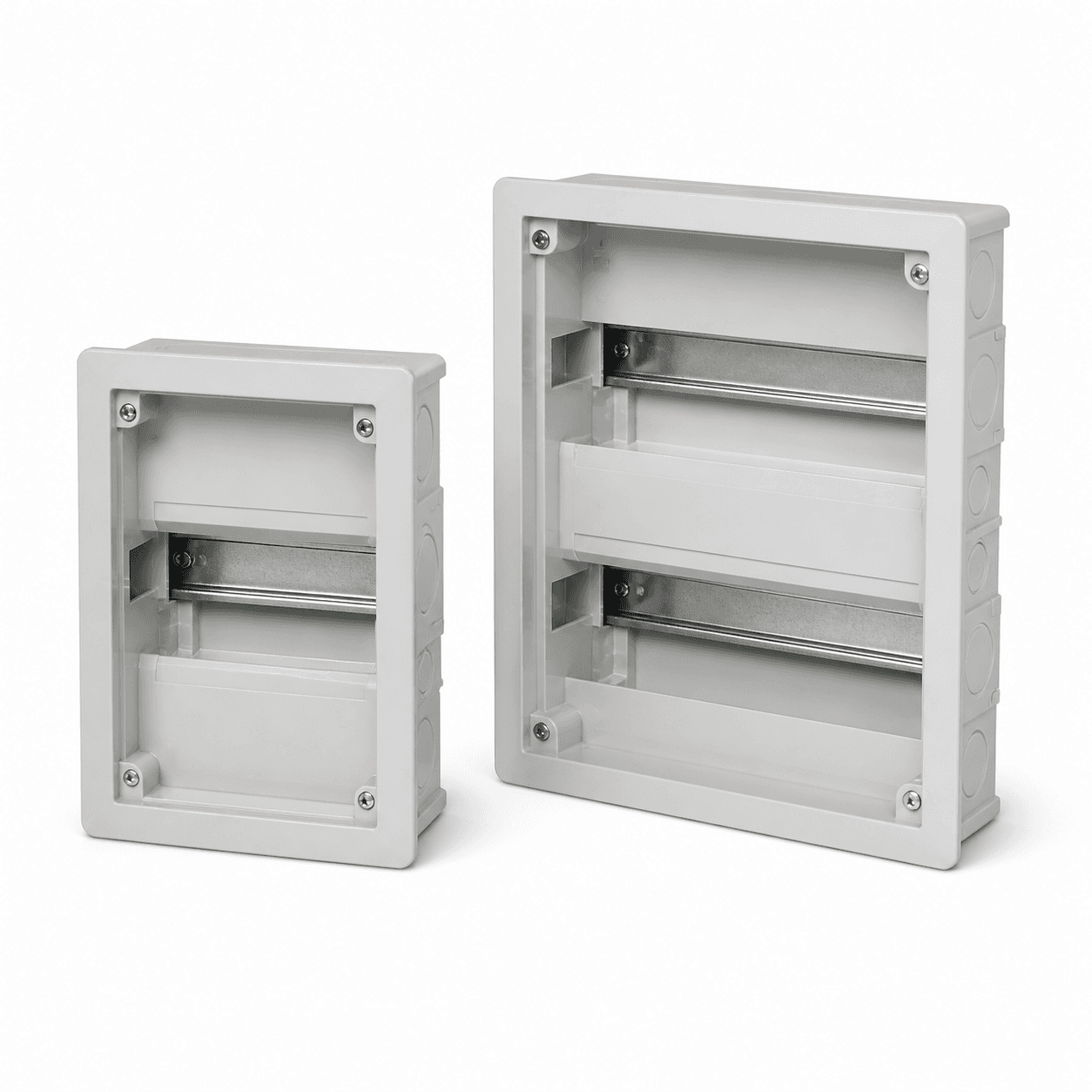 CAJA DISTRIBUCION EMBUTIDA GRIS ELECTRICIDAD